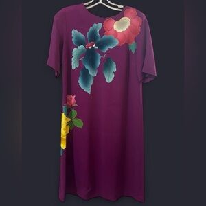 Etro 40 Vibrant Purple Dress | Medium